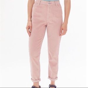 Pink High Rise Corduroy Pants 
BDG COLOR MOM PANT